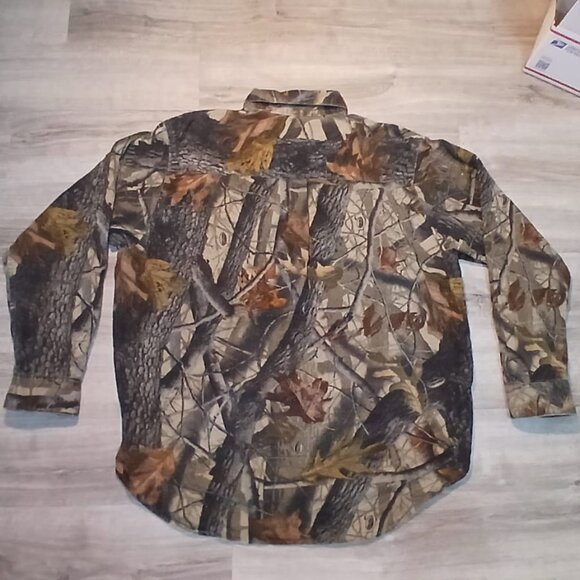 Wells Creek Men's Button-Up Hunting Shirt Camo XXL Hardwood Greens Outdoor - Picture 3 of 3